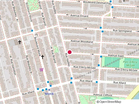 Location of Rénovation Paul Garneau Inc at 1896 avenue Egan, Montréal