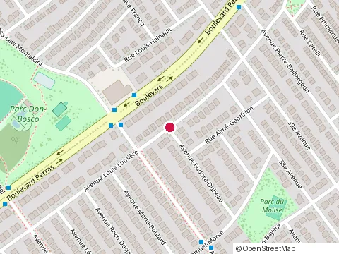 Location of Rénovation Projet Plus at 12386 avenue Eudore Dubeau, Montréal
