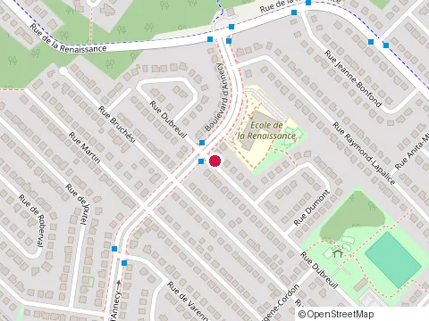 Location of Rénovation S J at 58A Rue Dubreuil, Blainville