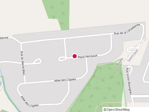Location of Renovation Sbr at 159 Place Perreault, Saint-Jean-sur-Richelieu