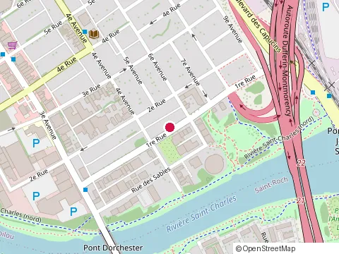 Location of Renovation Sequoia at 580 1Re Rue, Québec