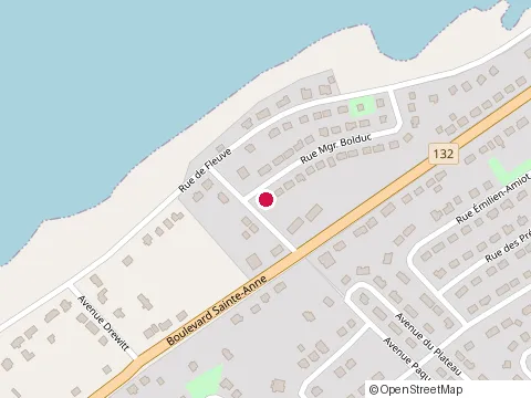 Location of Renovation Serge Thibault at 232 avenue Paquet, Rimouski