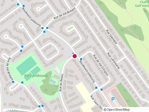 Location of Rénovation Urbania at du Rue du Relais 1393, Laval