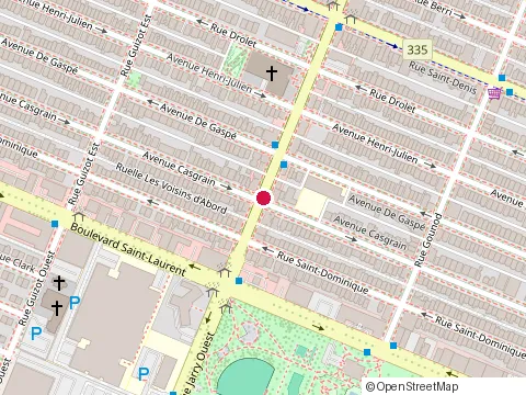 Location of Rénovation Villeray Inc. at 7972 Casgrain Ave, Montréal