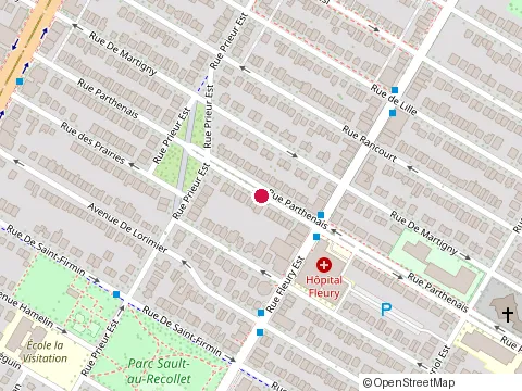 Location of Rénovation Yann Marquis at 4-10310 Rue Parthenais, Montréal