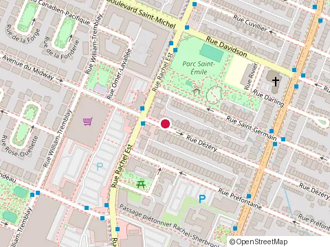 Location of Rénovations Bernier & Fils at 3585 Rue Dézéry, Montréal