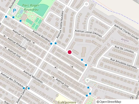 Location of Renovations Daniel Perreault at 7025 Rondeau Ave, Anjou