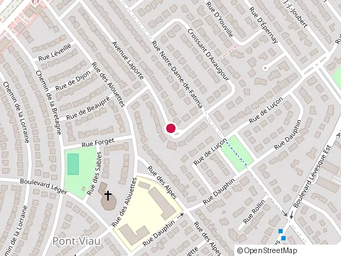 Location of Rénovations Lisbonne Inc at 264 avenue Laporte, Laval