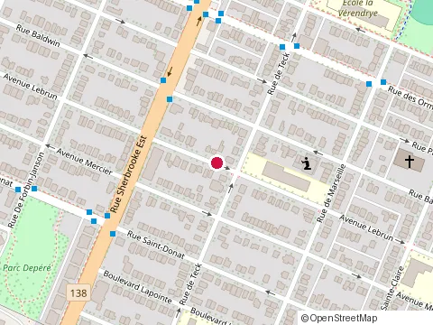 Location of Rénovations Michel Lepage at 3245 avenue Lebrun, Montréal