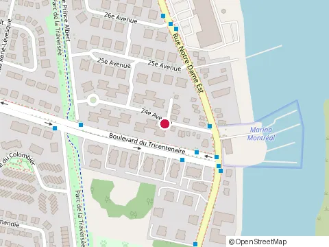 Location of Rénovex 9264-2966 Québec Inc at 536 24E Av, Pointe-aux-Trembles