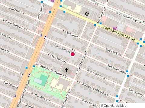 Location of Rénox Aménagement Inc at 500 Rue Sauvé E #407, Montréal