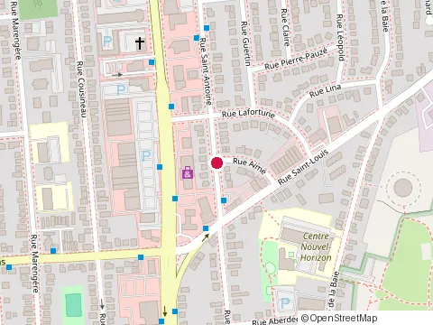 Location of Rentals at 111 Rue Saint-Antoine, Gatineau