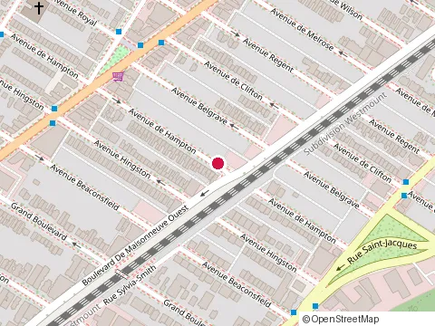 Location of Réparateur de Toit 99 at 2315 Hampton Ave, Montréal