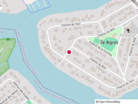 Location of Reparation Acrylique at 166 des Poètes, Laval