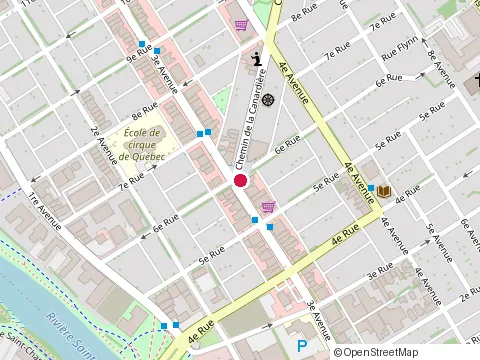Location of Repas Sante la Lippee at 500 3E Av, Québec