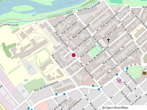 Location of Residence at 115 Rue Bigaouette, Québec
