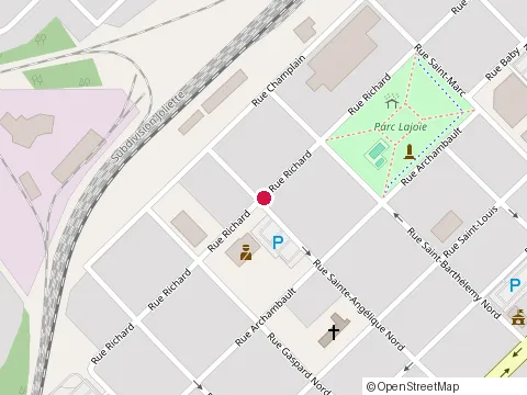 Location of Residence Angelique at 695 Rue Richard, Joliette