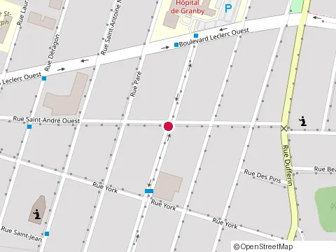 Location of Résidence du Boulevard Granby at 237 Bd Montcalm, Granby