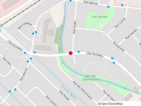 Location of Residence du Manoir at 695 Cote Richelieu, Trois-Rivières