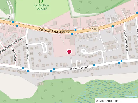 Location of Résidence du Parc du Lac-Beauchamp at 79 Rue Lucienne-Bourgeois, Gatineau