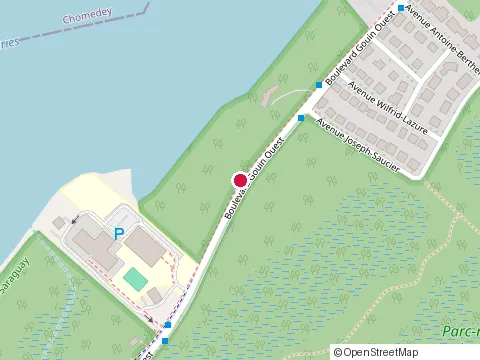 Location of Residence l'Amitie Saraguay at 9167 Gouin Blvd, Montréal