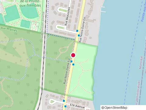 Location of Résidence Ri Christine Pépin at 15150 Notre-Dame St. East, Québec