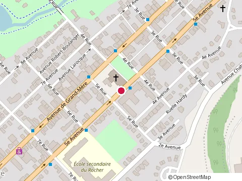 Location of Residence St-Louis-de-Gonzague at 480 5E Rue, Grand-Mère