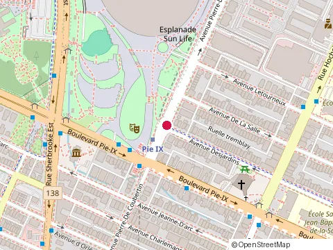 Emplacement de Résolidaire, Centre de Services et d'Activités d'Hochelaga-Maisonneuve au 2502 Avenue Desjardins, Montréal