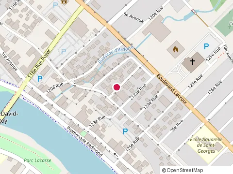 Location of Ressources d'Hebergement-Sante at 225 122E Rue, Saint-Georges