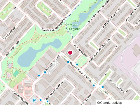 Location of Ressources-Académia International at 2041 Alexis Nihon, Montréal