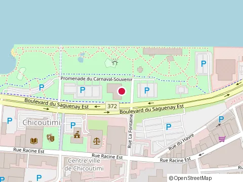 Location of Restau du Quai at 35 Rue la Fontaine, Chicoutimi