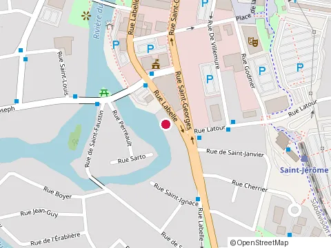 Location of Restau Inc at 279 Rue Saint-Georges, Saint-Jérôme