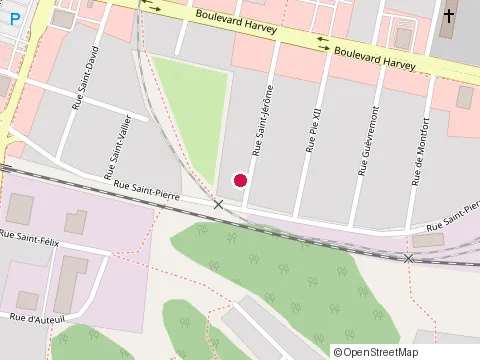 Location of Restaurant 4 Chemins at 2240 Saint-Jerome Rue, Jonquière