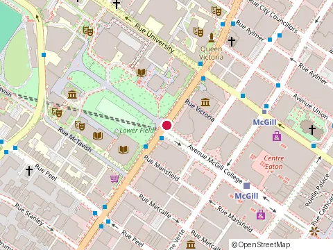 Location of Restaurant Access Asia at 904 Rue Sherbrooke O, Montréal