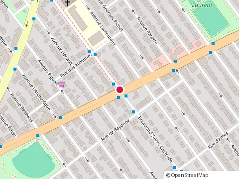 Location of Restaurant Al-Rawche at 4953 Boulevard Henri-Bourassa E, Montréal