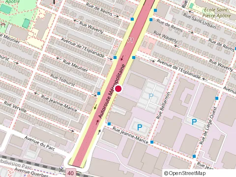 Location of Restaurant Amin at 222 boulevard Cremazie E, Montréal