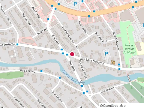 Location of Restaurant au Poulet Nouveau Inc, Saint-Eustache