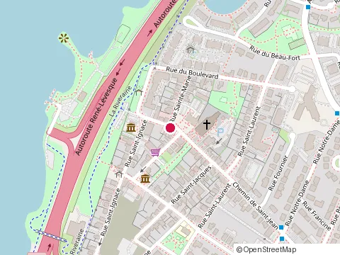 Location of Restaurant au Vieux Fort at 120 Chemin de Saint-Jean, La Prairie