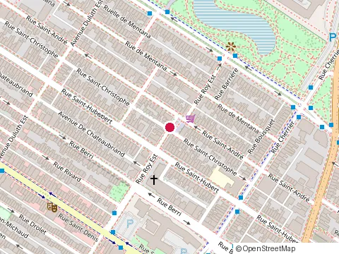 Location of Restaurant Avec le Temps at 827 Rue Roy E, Montréal
