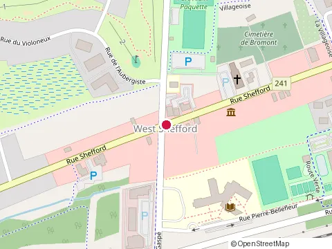 Location of Restaurant Babar at 616 Rue Shefford, Bromont