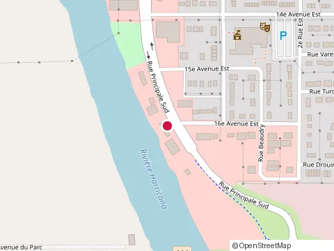 Location of Restaurant Bar Laitier Alohasis at 16 E Ave E, Amos
