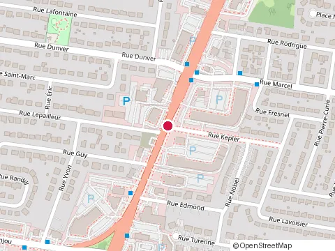 Location of Restaurant Basha at 100 Rue Kepler, Châteauguay