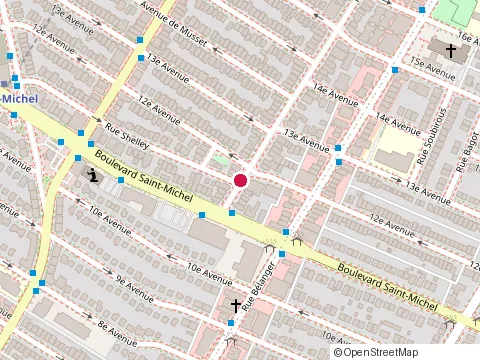 Location of Restaurant Belair at 3251 Rue Belair, Montréal