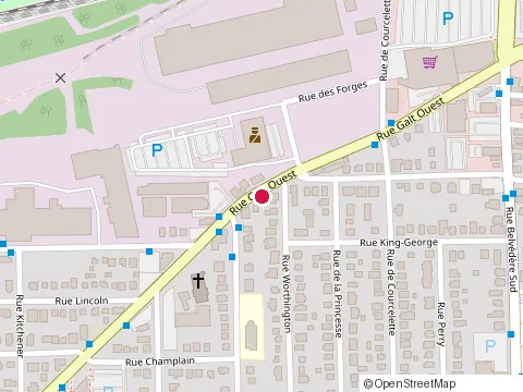 Location of Restaurant Beyrouth at 966 Rue Galt O, Sherbrooke