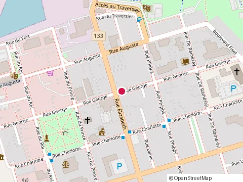 Location of Restaurant Boisvert at 90 George Rue, Sorel-Tracy