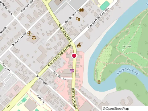 Location of Restaurant Bon Voyage at 235 Rue Lafontaine, Rivière-du-Loup