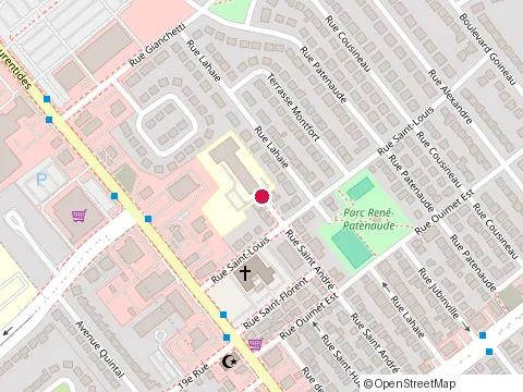 Location of Restaurant Café le Signet at 664 Rue Saint-André, Laval