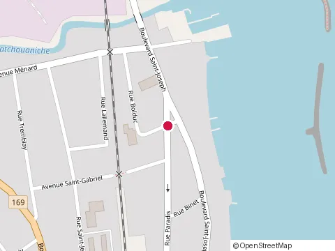Location of Restaurant Capitaine Bob Inc at 109-962 Rue Paradis, Roberval