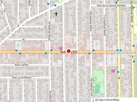Location of Restaurant Carrousel at 660 Rue King E, Sherbrooke