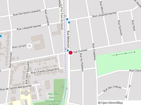 Location of Restaurant Casse-Croute Chez B at 449 Rue Ouimet, Saint-Jérôme